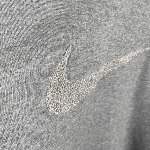 Nike Swoosh Training Crew Neck Chenille Sweatshirt Grey Size Small 2020 Pullover - Picture 6 of 12